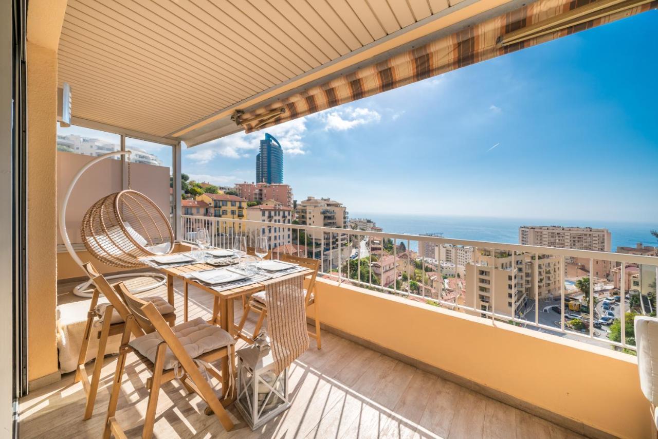 Apartmán Monaco Border, Sea View, Terrace, Free Parking Beausoleil Exteriér fotografie